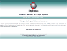 Tablet Screenshot of expansa.pl